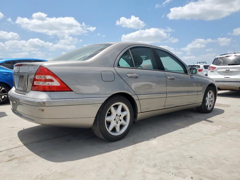 MERCEDES-BENZ C 320 4MAT 2004 gray sedan 4d gas WDBRF84J14F530499 photo #4