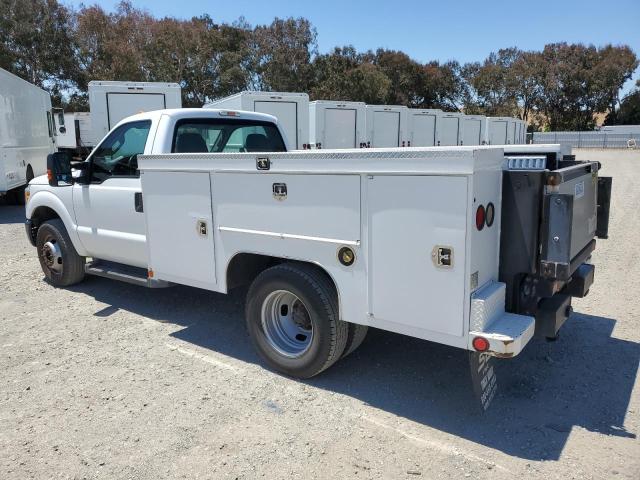 FORD F350 SUPER 2012 white chassis gas 1FDRF3G60CEB50811 photo #3