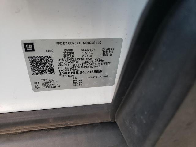 2020 GMC ACADIA SLT - 1GKKNULS4LZ165889