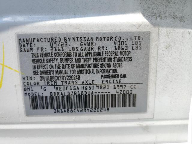 2024 NISSAN SENTRA SV - 3N1AB8CV2RY220248