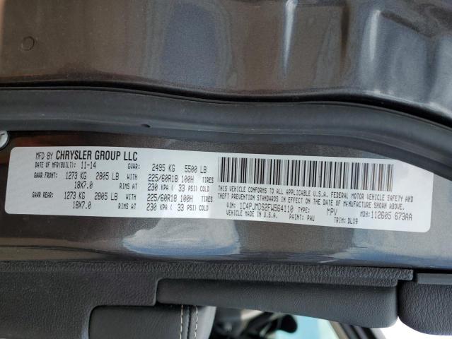 2015 JEEP CHEROKEE L - 1C4PJMDS2FW564110