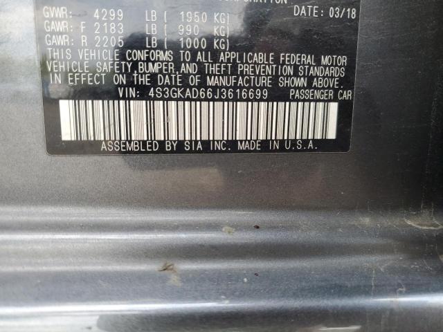 2018 SUBARU IMPREZA PR 4S3GKAD66J3616699