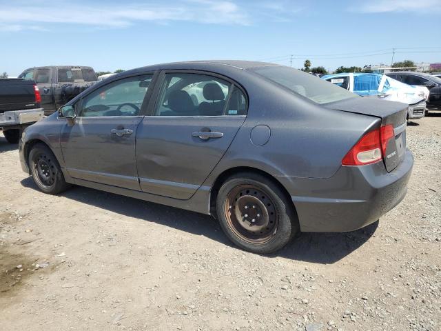 HONDA CIVIC LX 2009 gray  gas 19XFA16569E046730 photo #3