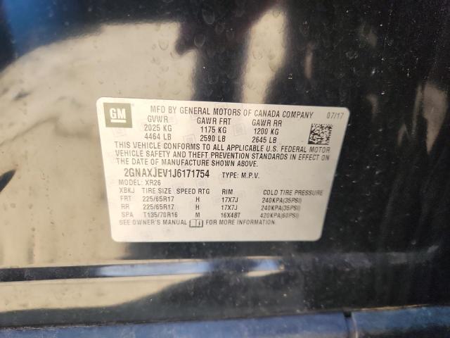 2018 CHEVROLET EQUINOX LT 2GNAXJEV1J6171754