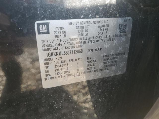 2018 GMC ACADIA SLT 1GKKNULS6JZ112060
