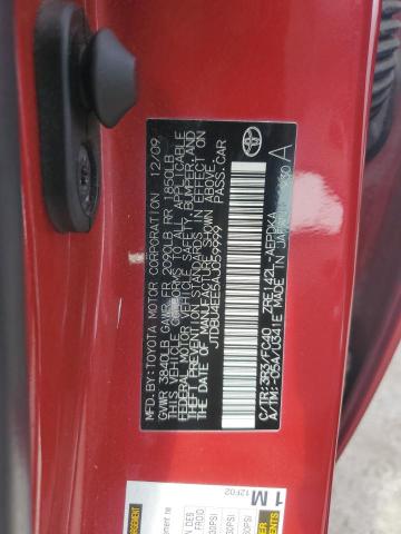 2010 TOYOTA COROLLA BA - JTDBU4EE5AJ059999