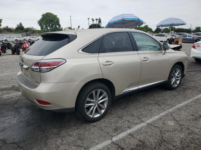 LEXUS RX 450H 2013 gold  hybrid engine JTJZB1BA0D2412052 photo #4