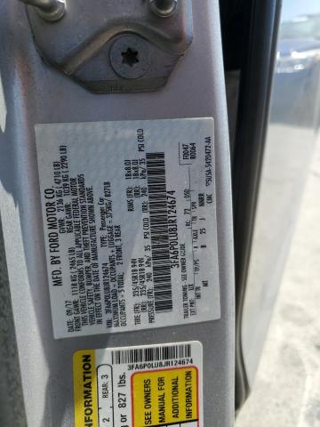 2018 FORD FUSION SE - 3FA6P0LU8JR124674