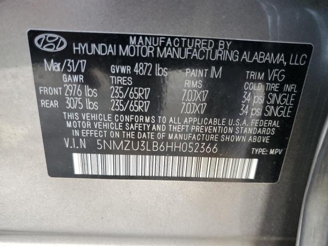 2017 HYUNDAI SANTA FE SPORT 5NMZU3LB6HH052366