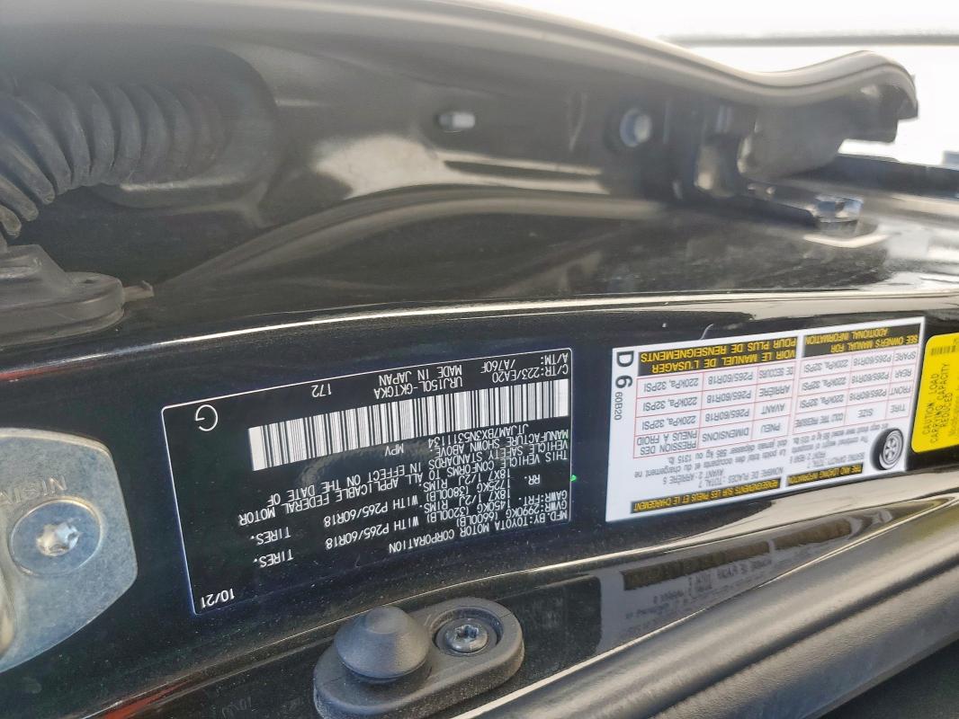 2022 LEXUS GX 460 JTJAM7BX3N5311134