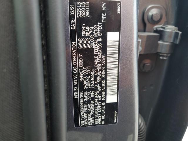 2021 VOLVO XC60 T5 MO YV4102DKXM1840893