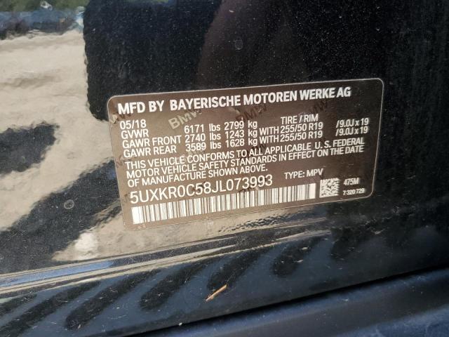2018 BMW X5 XDRIVE3 - 5UXKR0C58JL073993