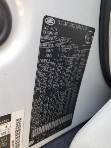 2018 LAND ROVER RANGE ROVE SALYL2RV0JA772359