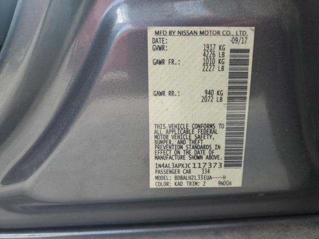 2018 NISSAN ALTIMA 2.5 1N4AL3APXJC117373