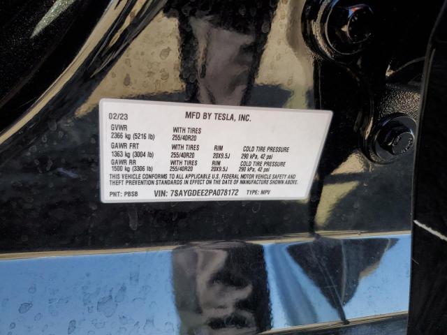 2023 TESLA MODEL Y - 7SAYGDEE2PA078172