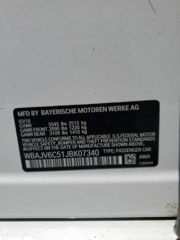 2018 BMW 640 XIGT WBAJV6C51JBK07340