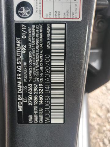 2017 MERCEDES-BENZ S 550 4MAT WDDUG8FB4HA320700