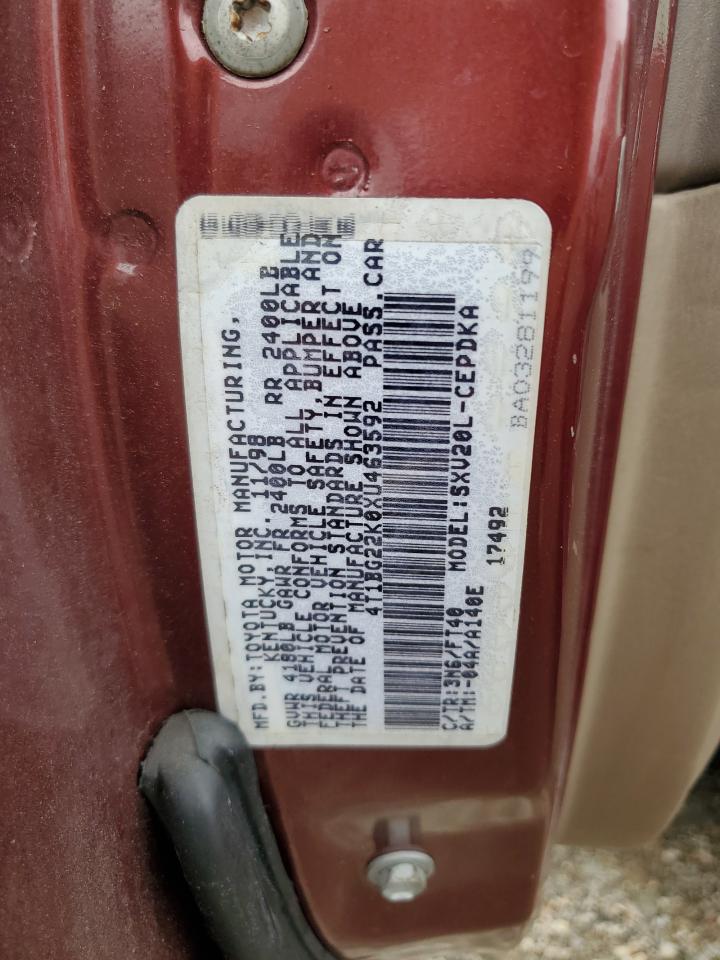 Lot #3270904417 1999 TOYOTA CAMRY CE