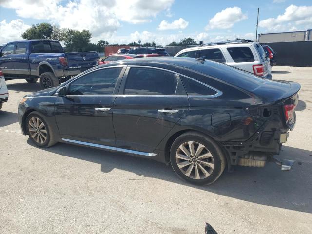 HYUNDAI SONATA SPO 2015 black  gas 5NPE34AF3FH082504 photo #3