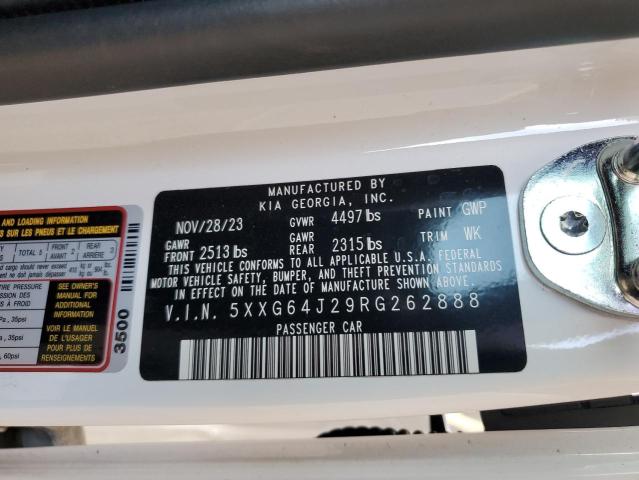 2024 KIA K5 GT LINE - 5XXG64J29RG262888