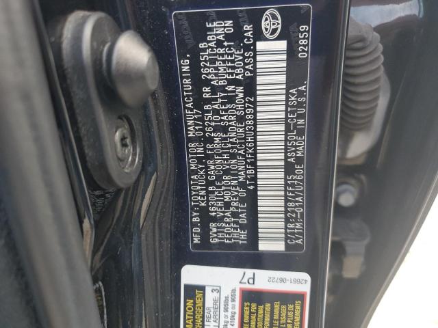 2017 TOYOTA CAMRY LE - 4T1BF1FK6HU388972