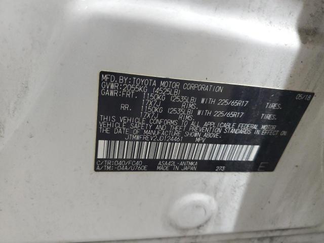 2018 TOYOTA RAV4 ADVEN JTMWFREV2JD124461