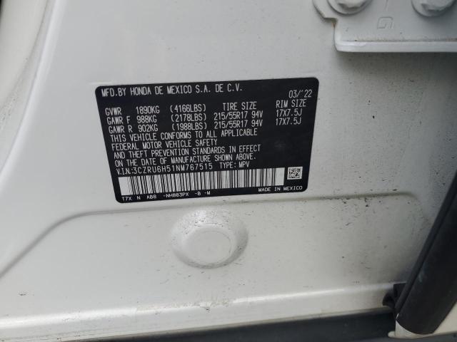 2022 HONDA HR-V EX 3CZRU6H51NM767515