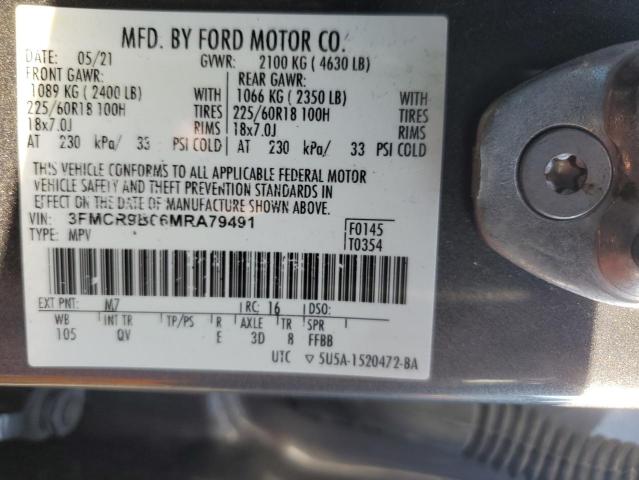 2021 FORD BRONCO SPO 3FMCR9B66MRA79491