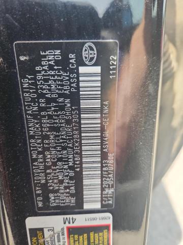 2011 TOYOTA CAMRY BASE - 4T4BF3EK2BR173051