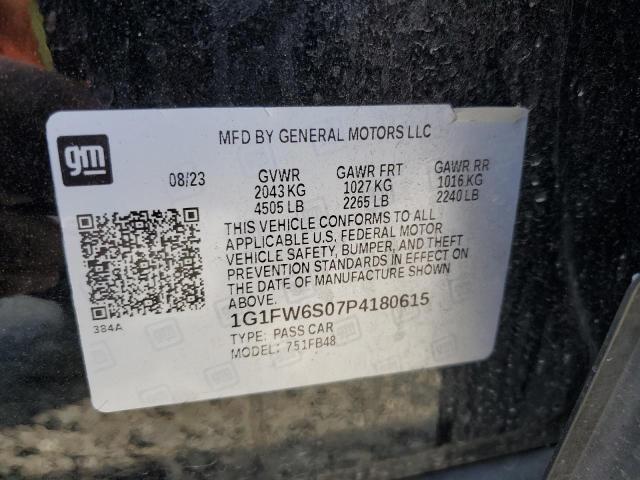 2023 CHEVROLET BOLT EV 1L 1G1FW6S07P4180615