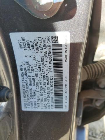 2020 HONDA CIVIC SI 2HGFC1E56LH707326