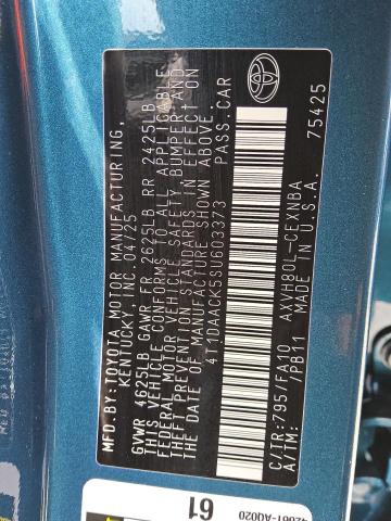 2025 TOYOTA CAMRY XSE 4T1DAACK5SU603373