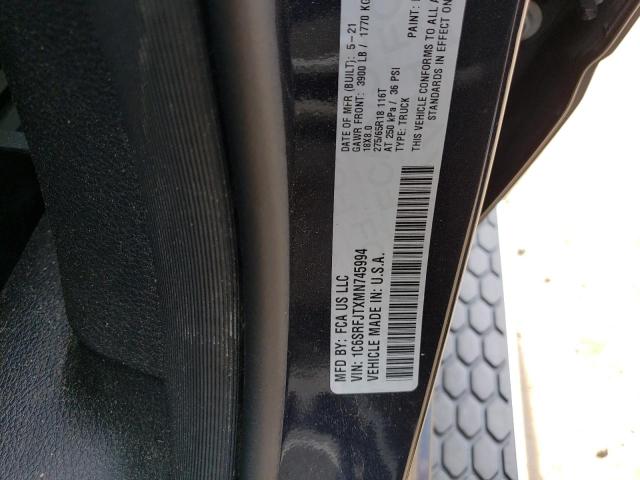 2021 RAM 1500 LARAM 1C6SRFJTXMN745994