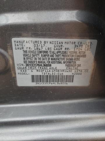 2017 NISSAN VERSA NOTE 3N1CE2CP6HL368056