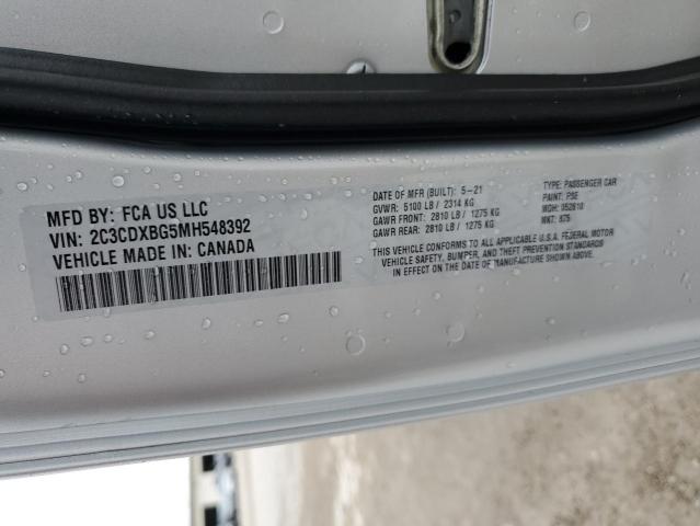 2021 DODGE CHARGER SX - 2C3CDXBG5MH548392