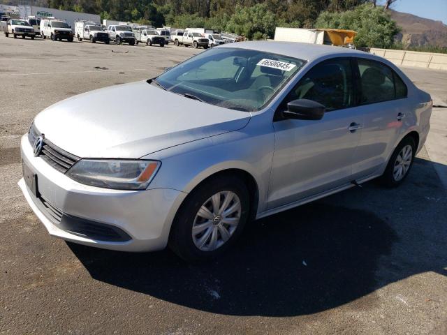VOLKSWAGEN JETTA BASE 2013 silver  gas 3VW2K7AJ6DM380349 photo #1