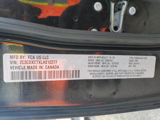 2020 DODGE CHARGER R/ 2C3CDXCTXLH212277