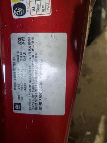 2017 CHEVROLET CAMARO LT - 1G1FD1RS6H0193316