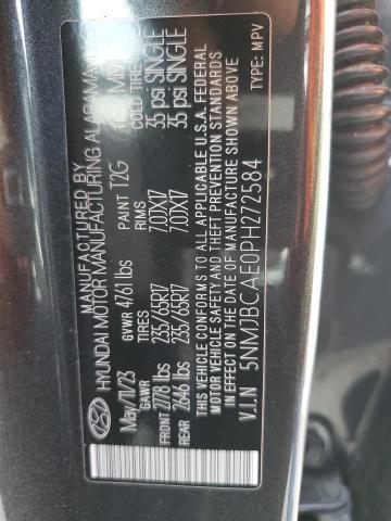 2023 HYUNDAI TUCSON SEL 5NMJBCAE0PH272584