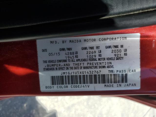 2016 MAZDA 6 SPORT - JM1GJ1U5XG1432767