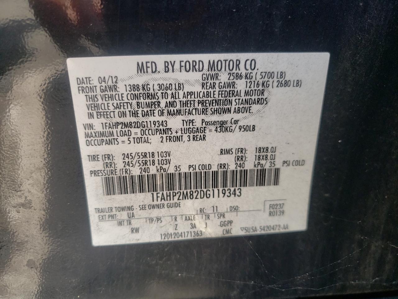 Ford Taurus 2013