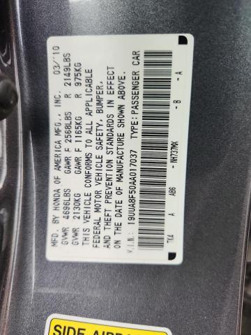 2010 ACURA TL - 19UUA8F50AA017037