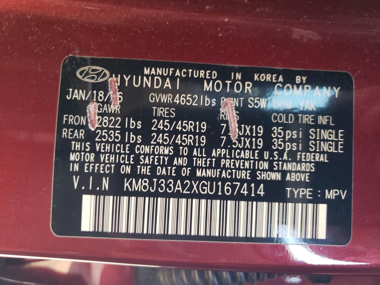 HYUNDAI TUCSON LIMITED