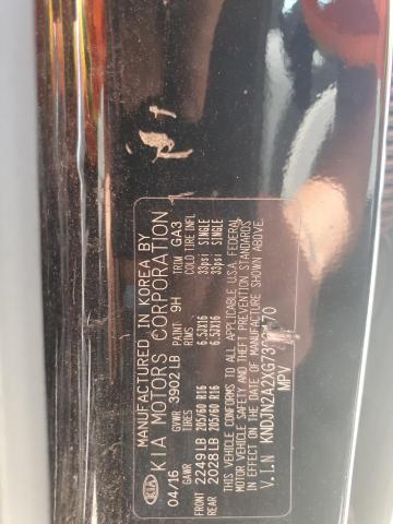 2016 KIA SOUL KNDJN2A2XG7362470