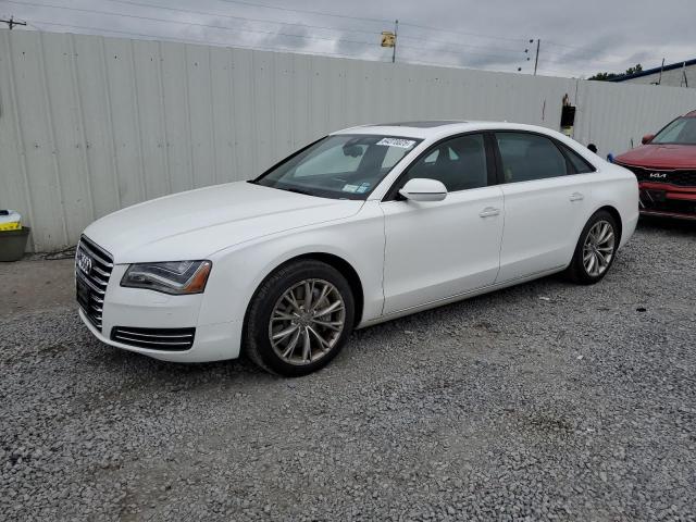 AUDI A8 L QUATT 2012 white  gas WAURVAFD0CN012081 photo #1