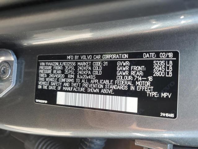 2018 VOLVO V90 CROSS YV4A22NLXJ1032556