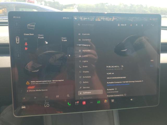 2025 TESLA MODEL 3 5YJ3E1EA0SF981490