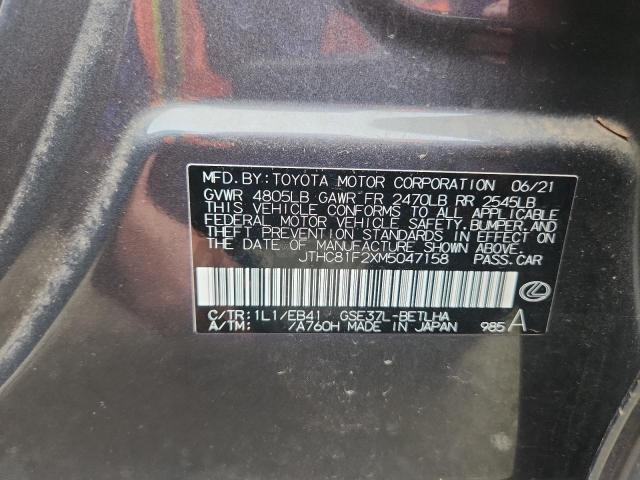 2021 LEXUS IS 300 JTHC81F2XM5047158