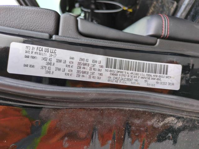 1C4RJFLGXJC199347 2018 JEEP GRAND CHER