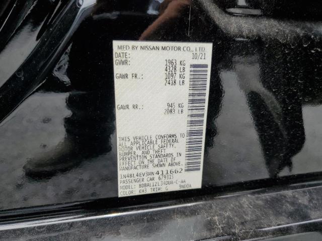 2021 NISSAN ALTIMA SL 1N4BL4EV3MN411662